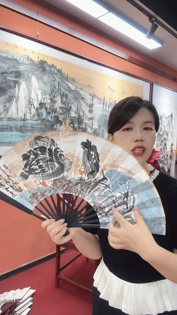 国画孟祥敏/国画/扇面
