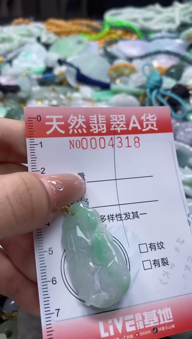 翡翠未镶嵌颈饰闪购0004318