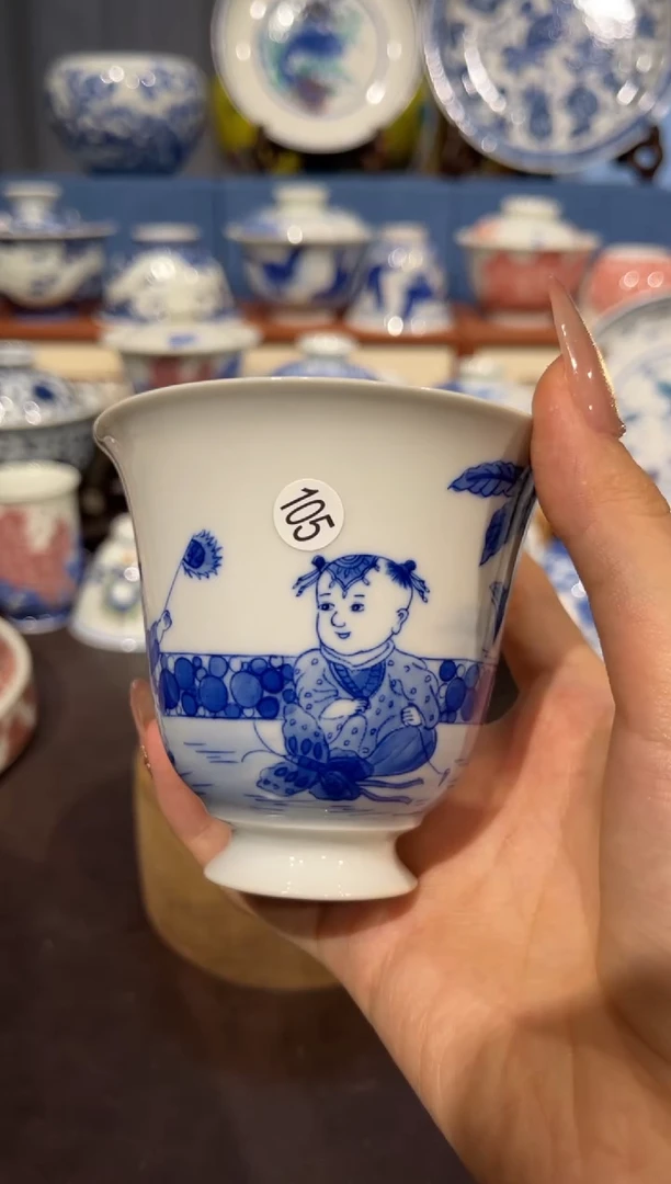105童子人物单杯zj201发发