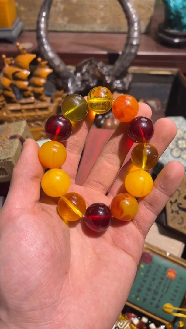 【闪购商品】琥珀手串未镶嵌36羊羊羊羊羊羊羊羊