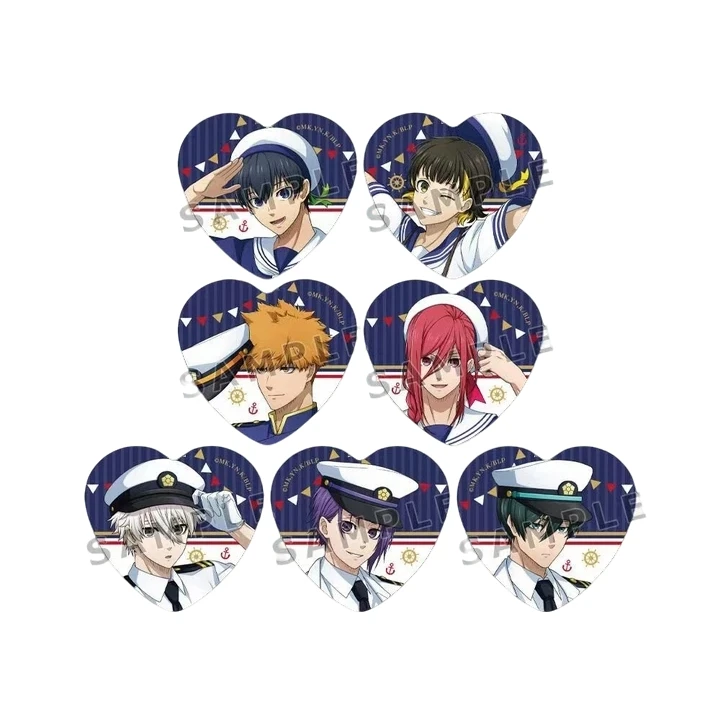 【拆盒】-日谷-《蓝色监狱》海军服心形系列潮流玩具盲拆（代拆）