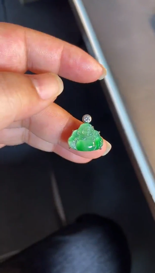 吊坠(不含链)银S925镶嵌翡翠1