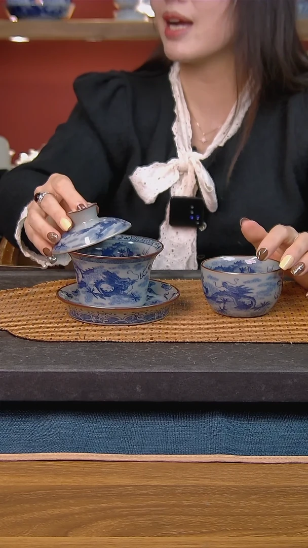 简装家用款2件套 老陶泥开片纹陶瓷茶具