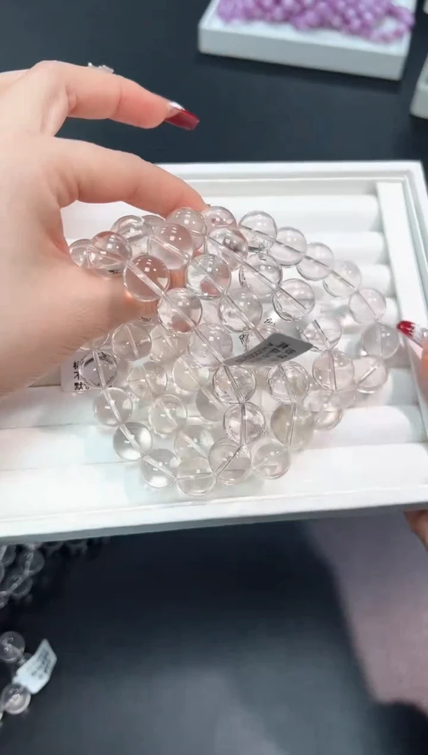 【闪购商品】水晶手串未镶嵌3A2多样性发其一/1条默认微瑕