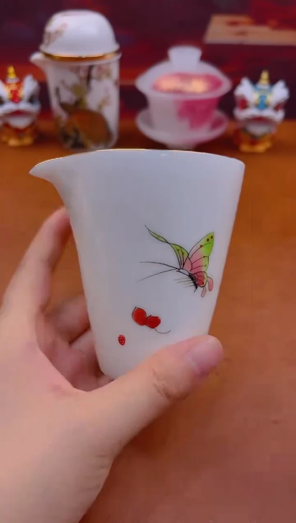 陶瓷茶具摆件旅行套组