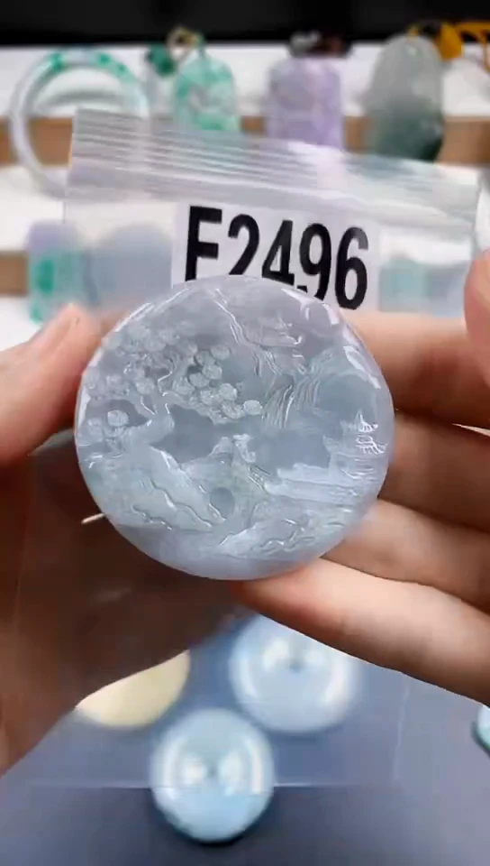 颈饰未镶嵌翡翠天然翡翠吊坠挂件