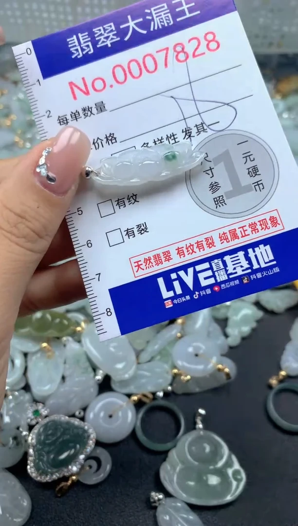 颈饰未镶嵌翡翠7828