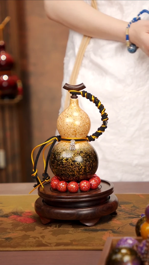 101易林高端工艺大漆酒葫芦--258