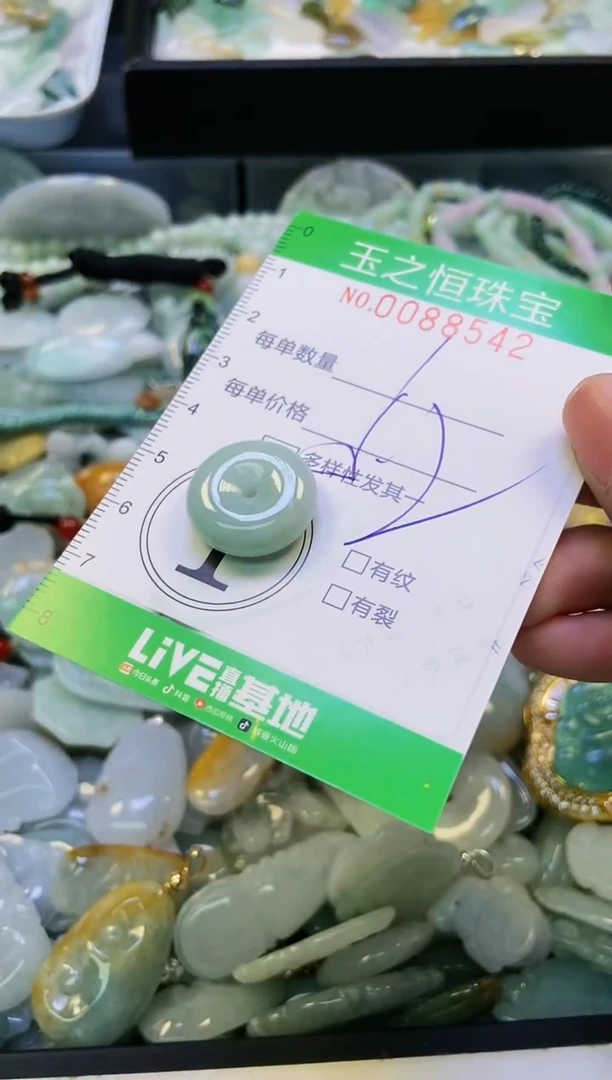 翡翠未镶嵌颈饰闪购0088542