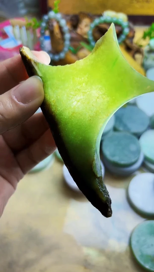 翡翠挂件未镶嵌A货常星465