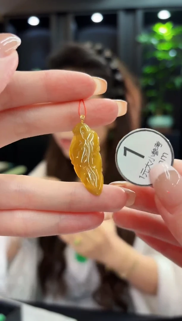 颈饰18K金镶嵌翡翠 缅料A货/支持复检/一件