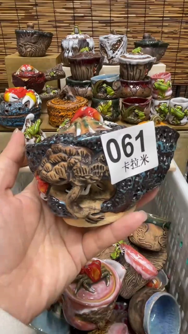 用****8061精美粗陶手工柴烧