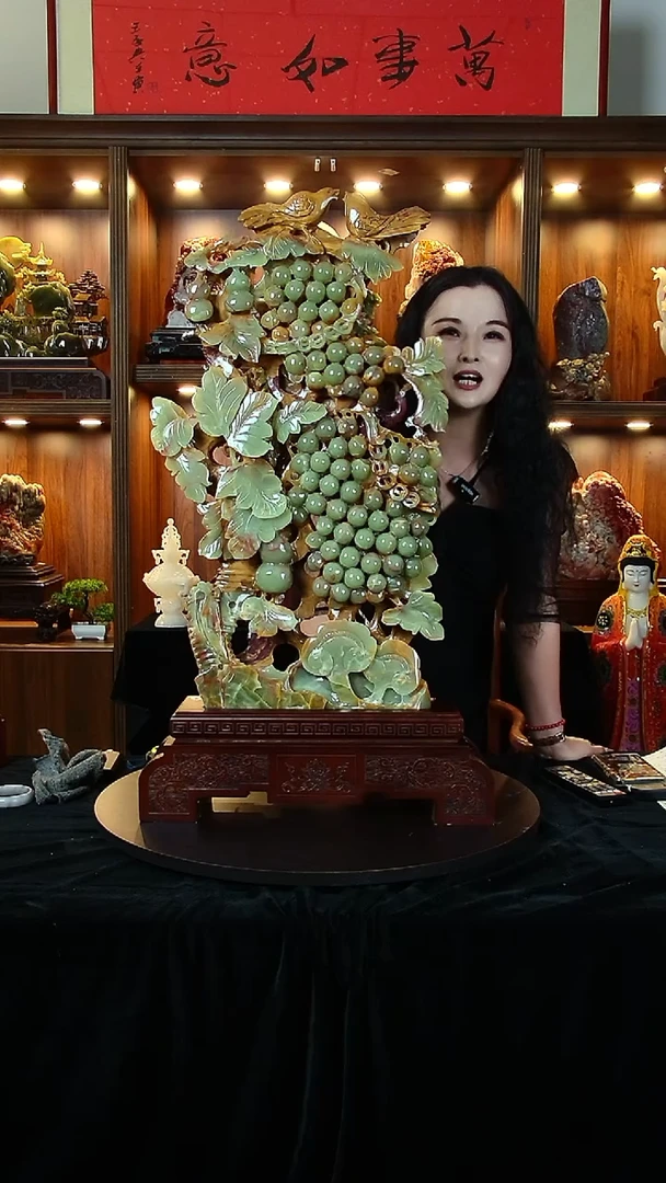 玉家居摆件雕刻摆件手工雕刻