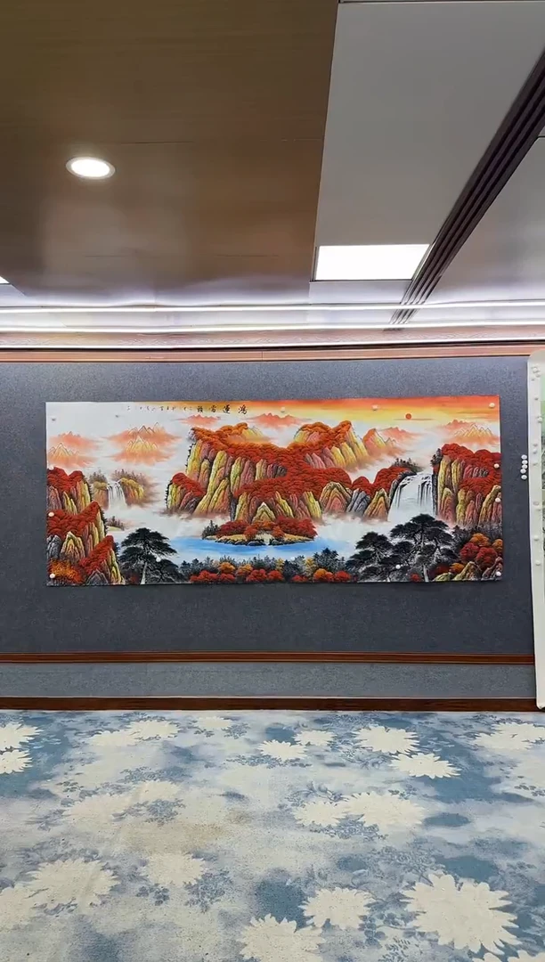 国画一-刘雪红-大丈二-山水国画