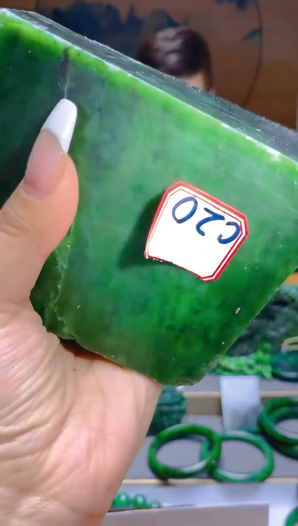 【闪购商品】和田玉（碧玉）珠宝半成品未镶嵌1