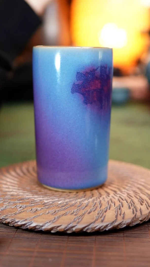 186直筒杯 茶杯 钧瓷