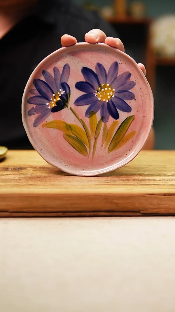 @@陶园瓷舍@@纯手工手绘@高温釉下彩