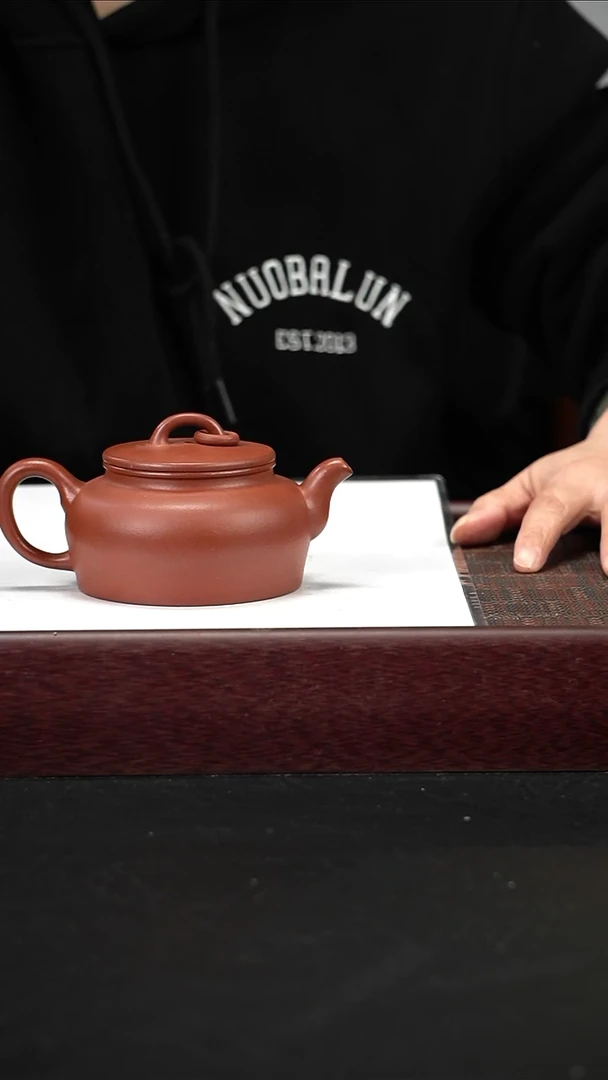 茶壶紫砂ZQ朱泥 玉环