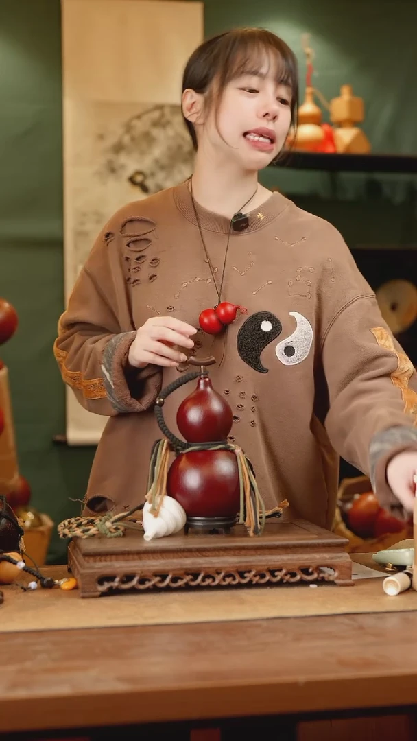 136号精品天然大漆酒葫芦一物一拍~