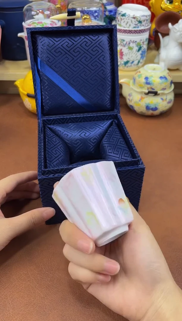 陶瓷茶具摆件旅行套组