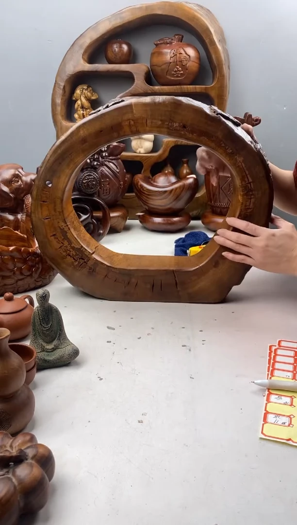 香樟木A31小博古架/尺寸41*8*35