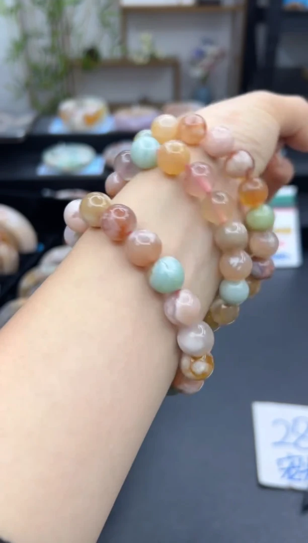 【闪购商品】石英质玉手链未镶嵌A2067(多样性发其一)9-10MM