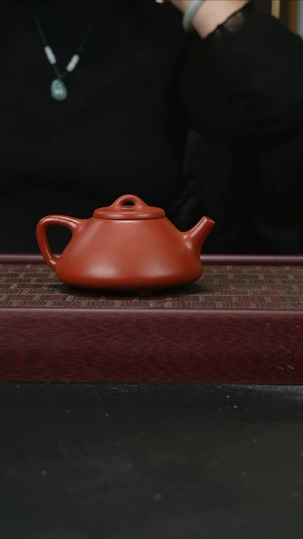 茶壶紫砂zq朱泥子冶