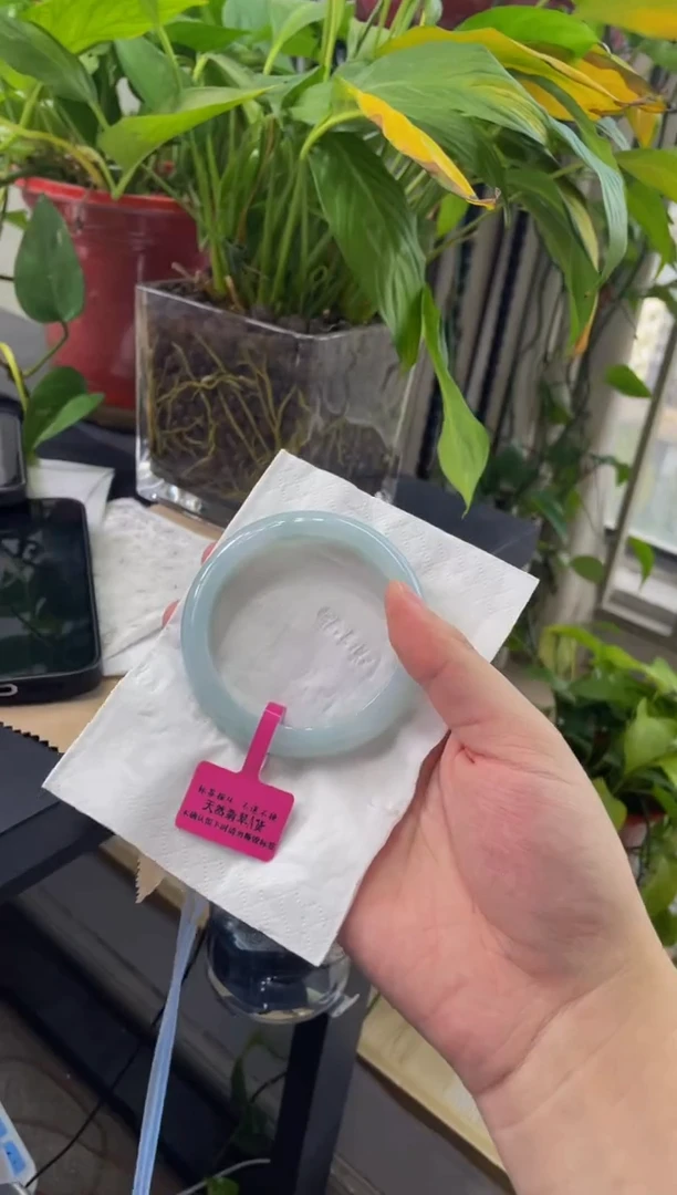 翡翠手镯未镶嵌亮*504手镯60