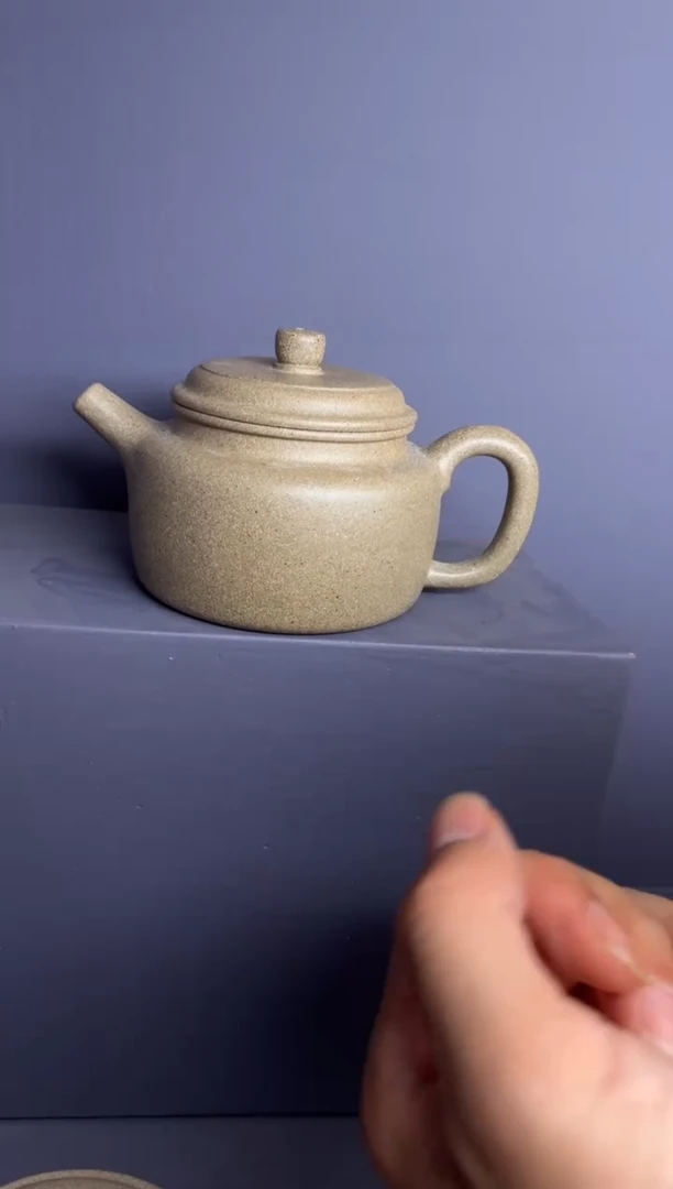 茶壶紫砂青段 德钟