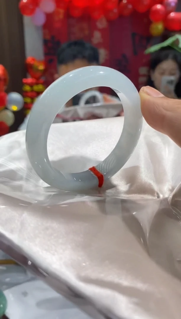 翡翠手镯未镶嵌s68天然缅甸翡翠A货55圈口