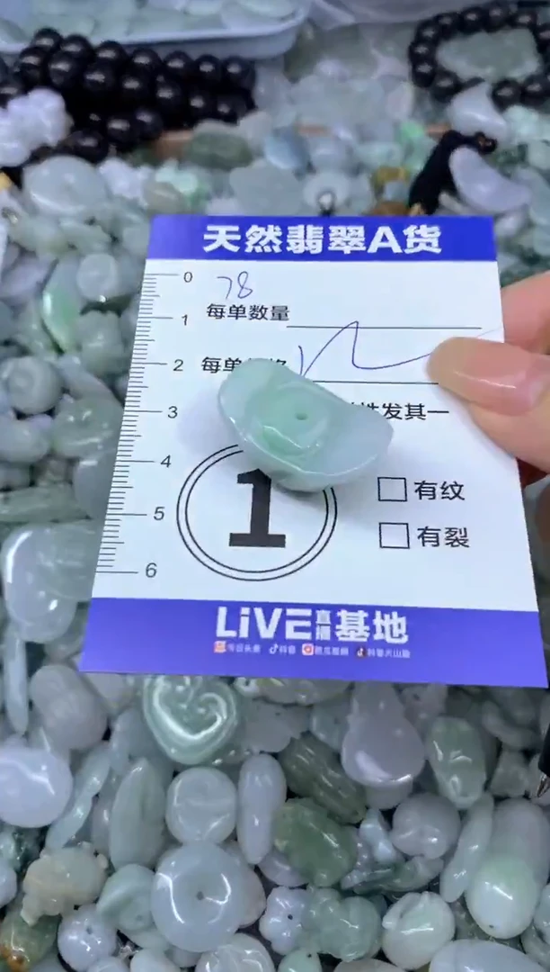 颈饰未镶嵌翡翠天然翡翠A货批量多样性发一件