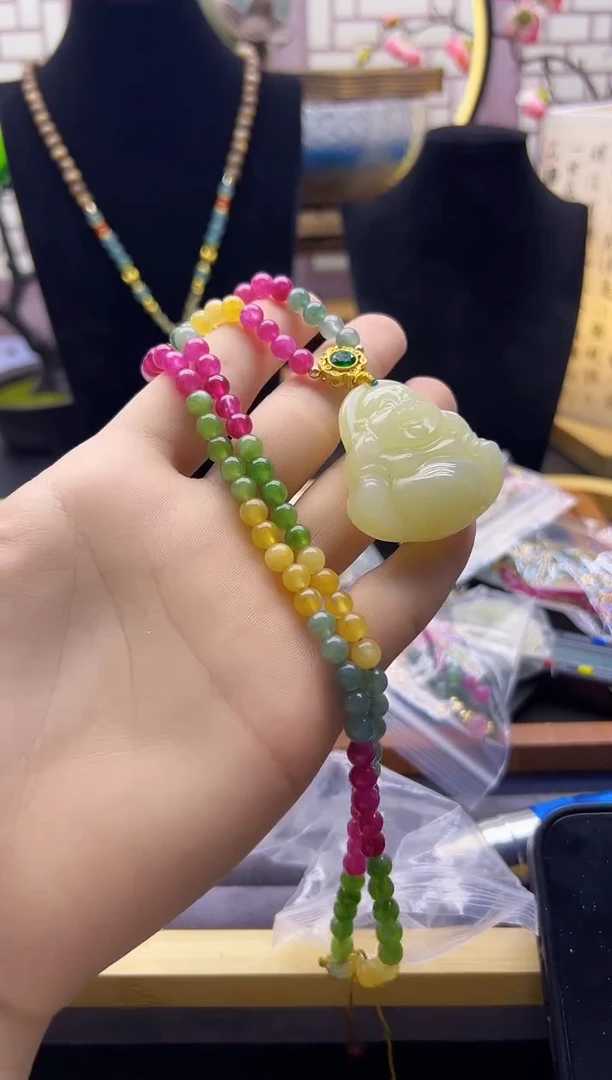 【闪购商品】碧玺颈饰14K金镶嵌X783