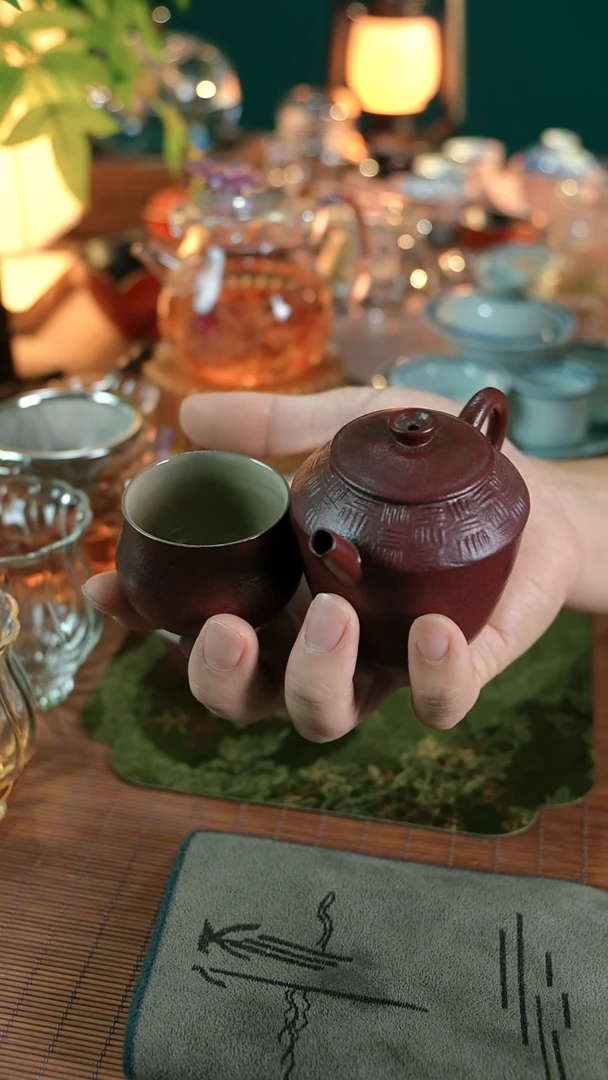 捡漏！老岩泥茶壶1个 茶杯1个