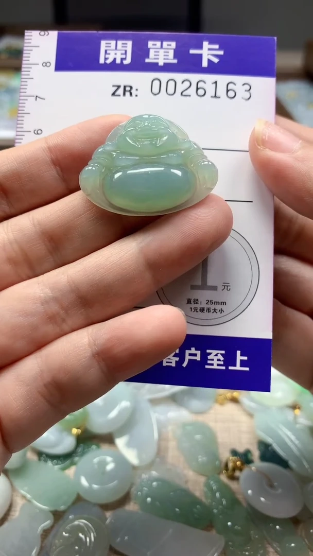 翡翠未镶嵌颈饰开****翡翠A货 多样性发其一（不含链）