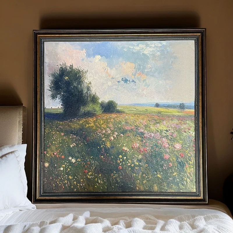 160印象风景名画玄关卧室小众艺术客厅背景墙画抽象酒店民宿挂画