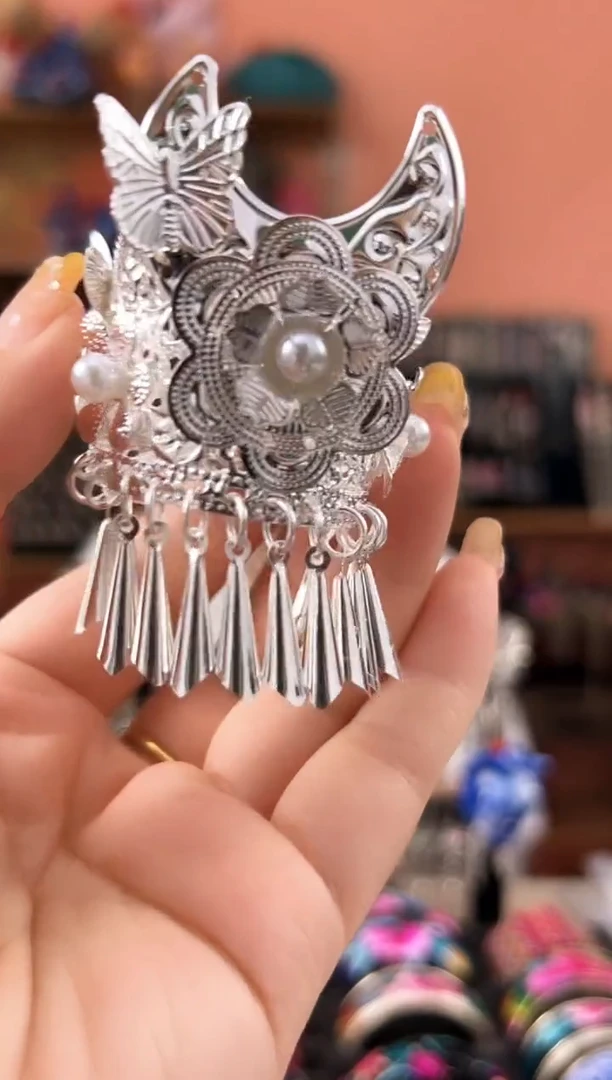 织绣?***?艺枝独绣老绣饰品15