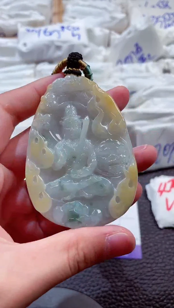 颈饰未镶嵌翡翠00007350文殊