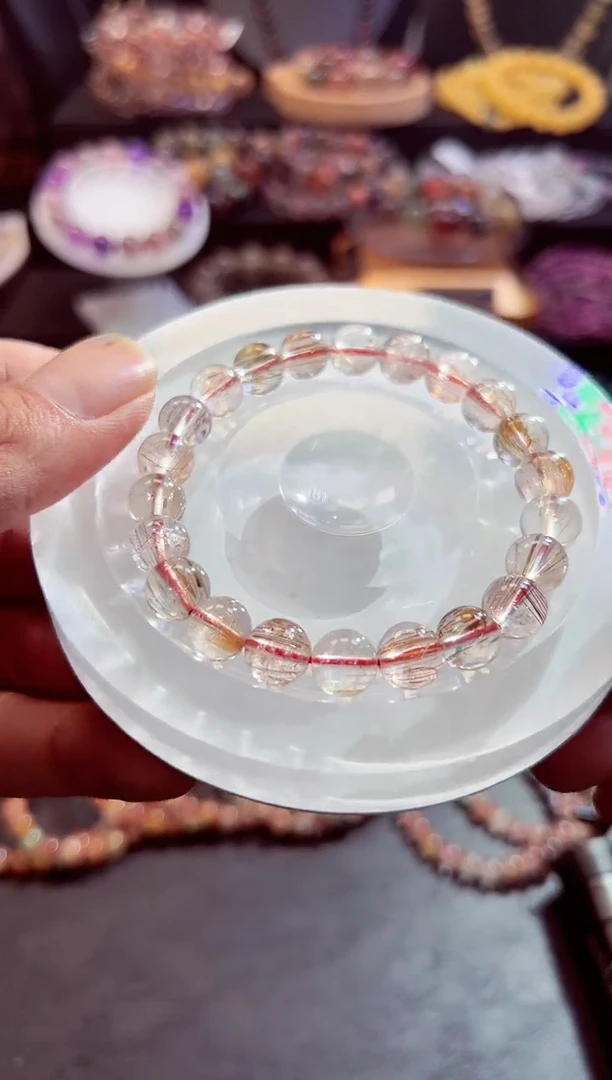 水晶手链未镶嵌大****边   104