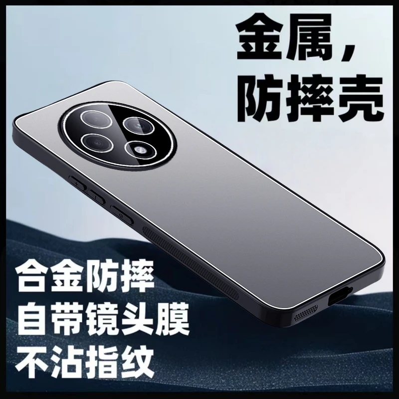 新款全包防摔OPPOA3Pro手机壳带镜头膜合金磨砂不沾指纹超薄适用