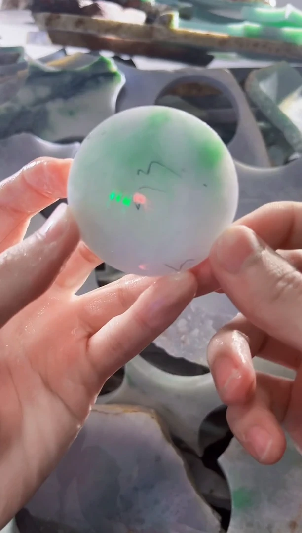 裸石翡翠缅甸翡翠A货文2115