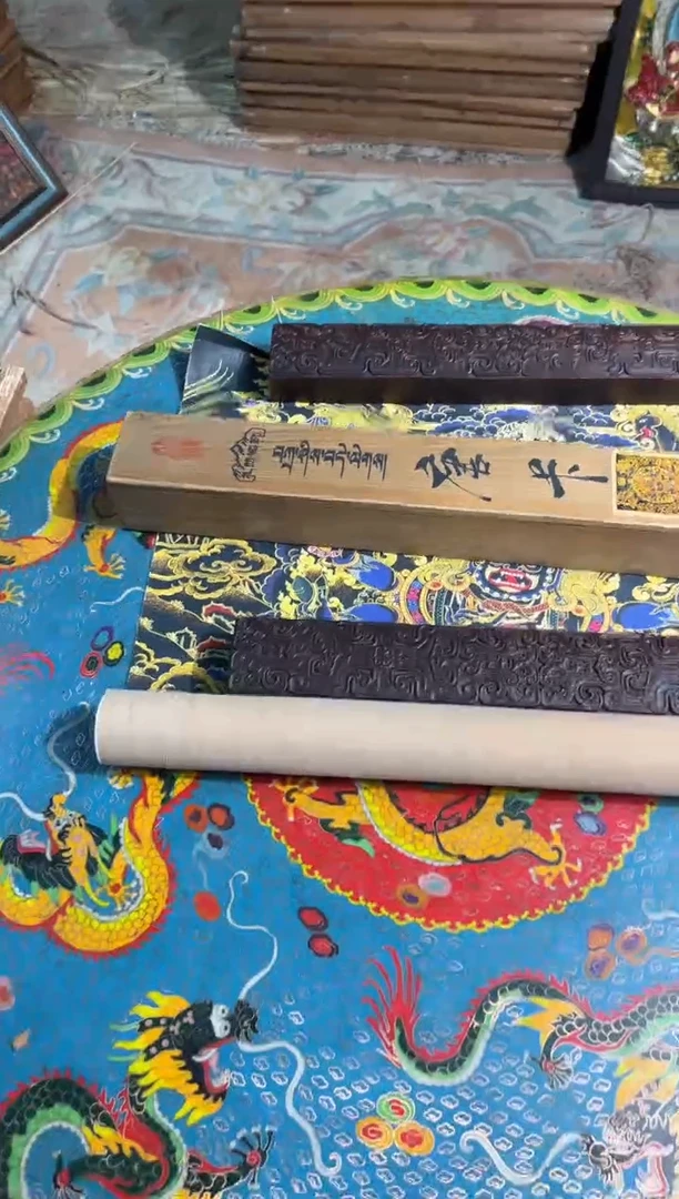 卷轴画东东唐卡tk16