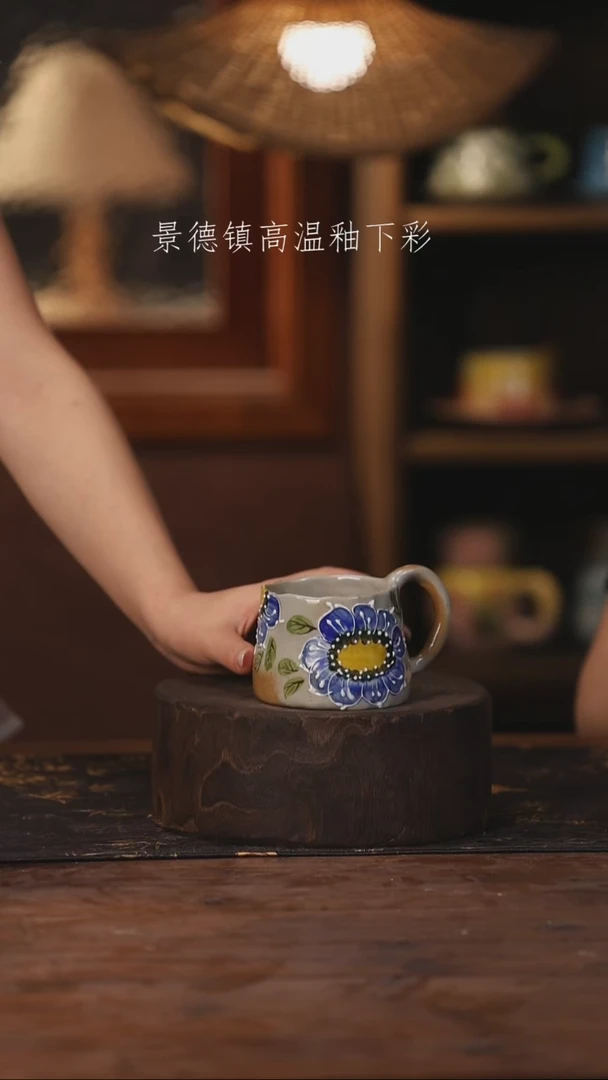 景德镇高温釉下手绘陶瓷066