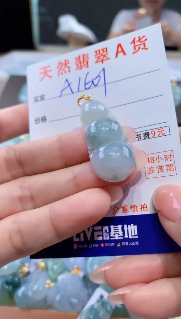 颈饰未镶嵌翡翠天然翡翠A货挂件