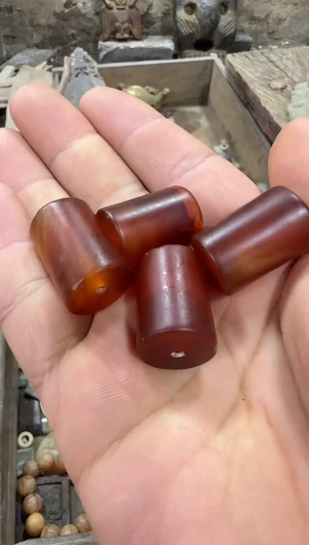 未镶嵌和田玉（糖玉）把件4个一单