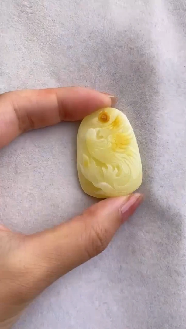 未镶嵌琥珀裸石10617024-吊坠