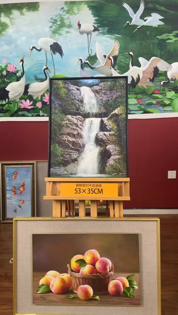 油画【31号】约53*35cm丨朝鲜原创纯手绘孤品油画丨顺丰包邮