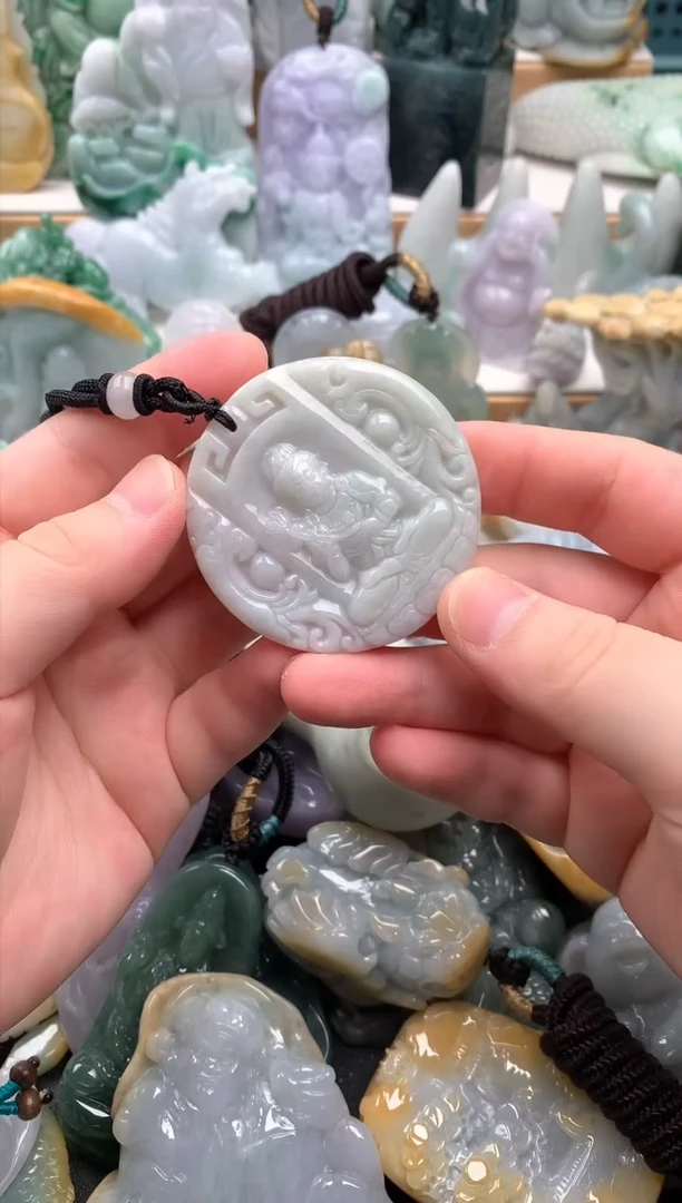 吊坠(不含链)未镶嵌翡翠1