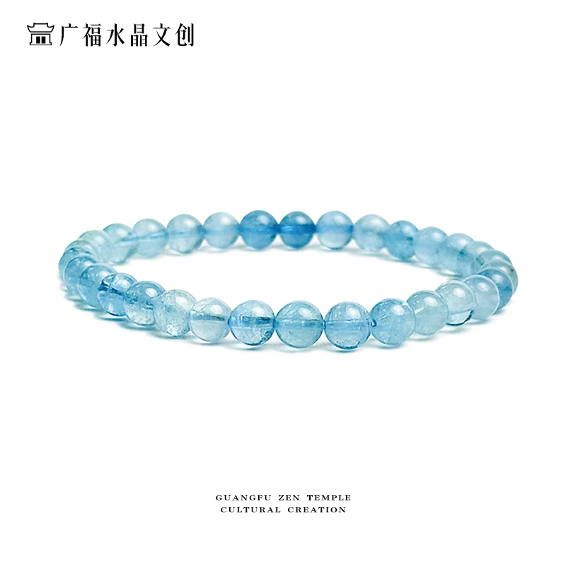 【银蓝鲛泪】广福水晶文创 ts水晶时尚百搭高端轻奢手串