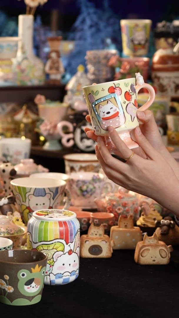 其他陶景德镇釉下彩手绘设计师款陶瓷