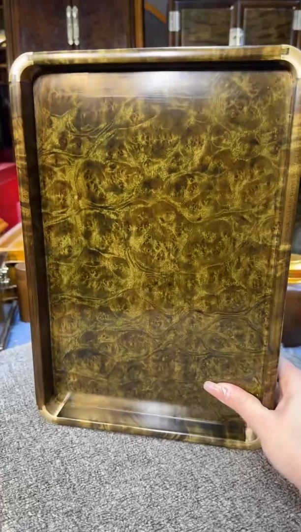 【闪购商品】乌木类成套家具精美阴沉乌木托盘Y86